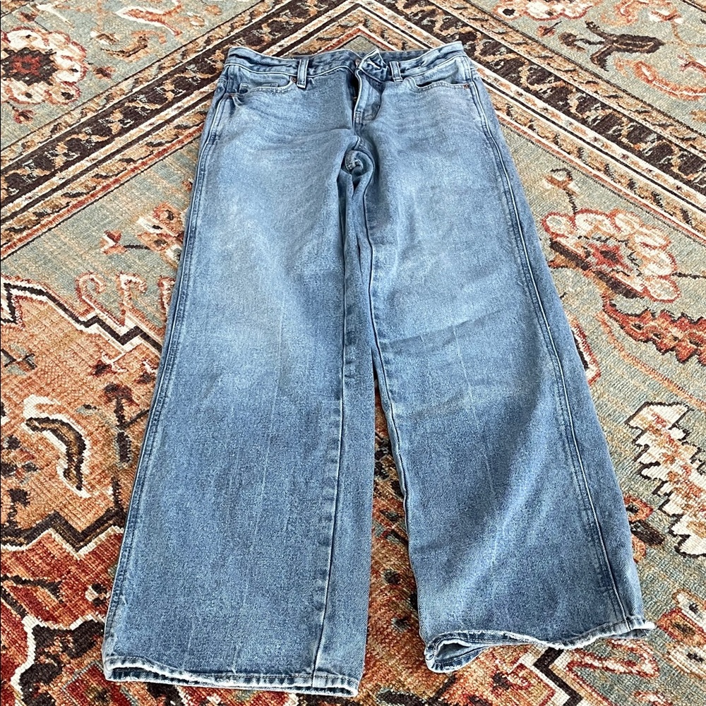 PacSun Light Blue Wide Leg Jeans